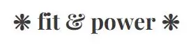 fit & power